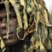 A Uganda Peoples Defense Force Soldier Stands in Formation During a Demonstration of Skills Learned During the UPDF Non-Commissioned Officers Academy in Jinja.