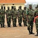 Uganda Peoples Defense Force Soldiers Stand in Formation During a Demonstration of Skills Learned at the UPDF Non-Commissioned Officers Academy in Jinja,