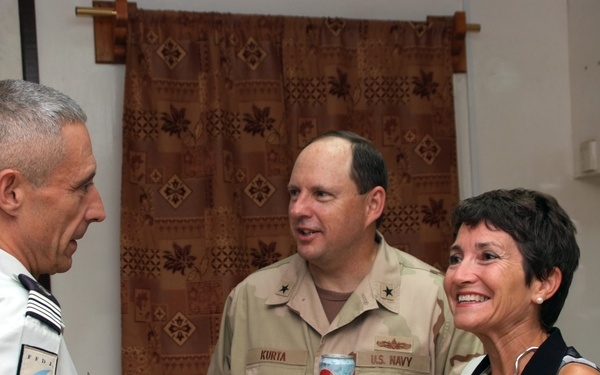Dinner party at Camp Lemonier