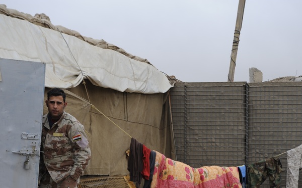 Visit to future polling place in Mosul, Iraq