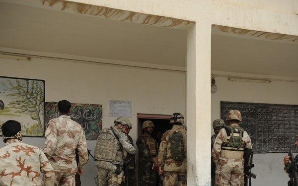 Visit to future polling place in Mosul, Iraq