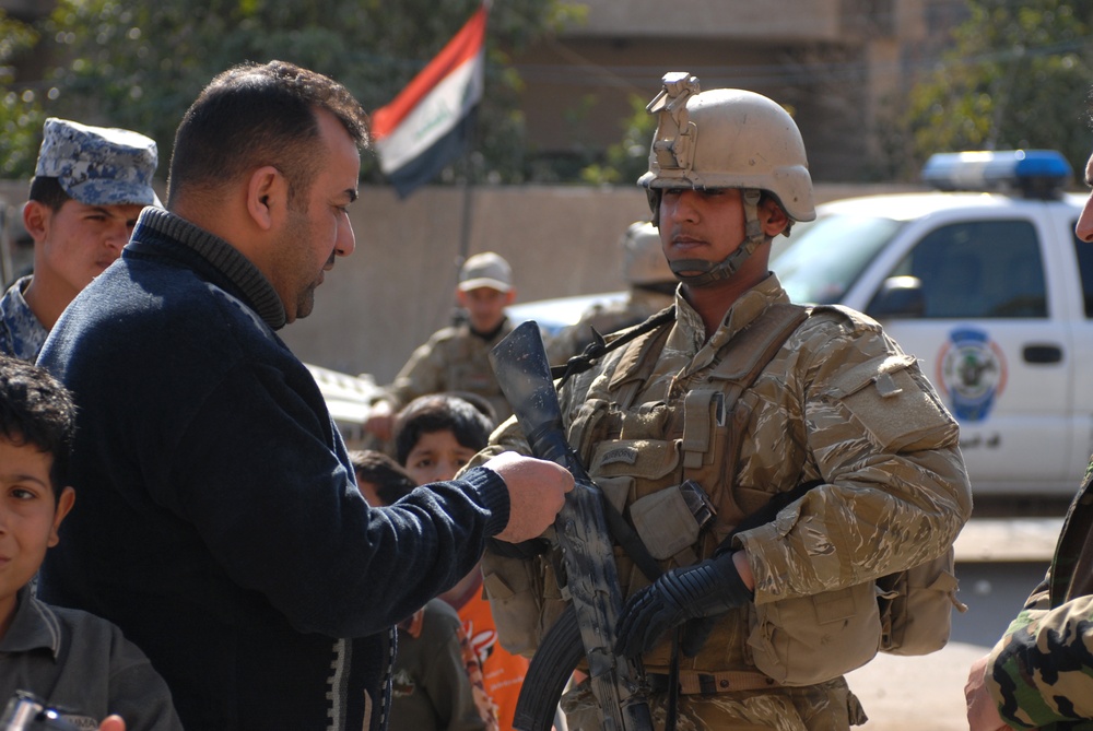 School opening in Ghazaliya, Iraq