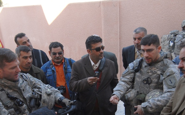 School opening in Ghazaliya, Iraq
