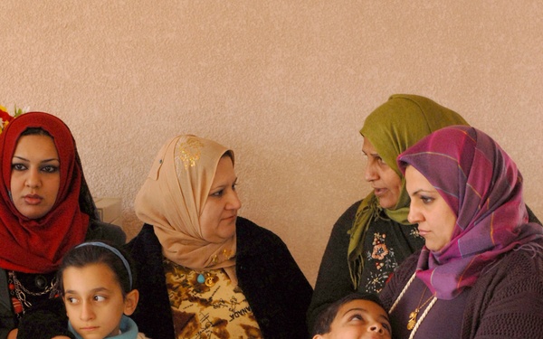 School opening in Ghazaliya, Iraq