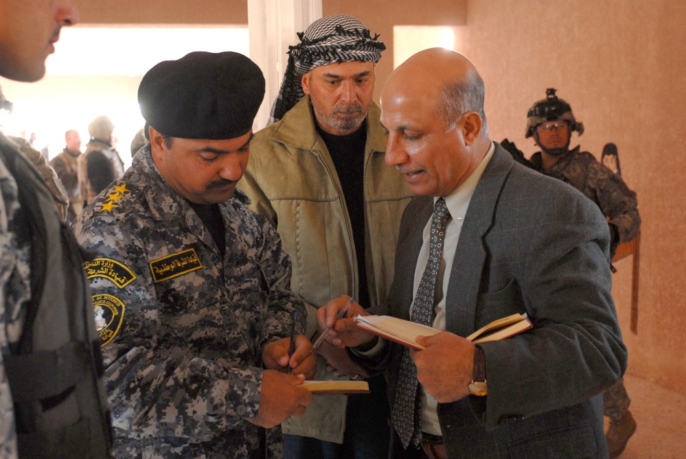 School opening in Ghazaliya, Iraq