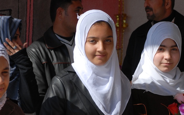 School opening in Ghazaliya, Iraq