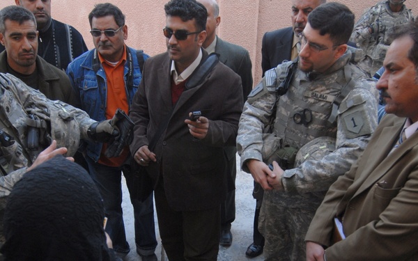 School opening in Ghazaliya, Iraq