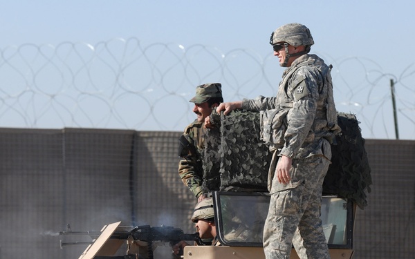 Iraqi Security Forces sharpen skills at machine gun range