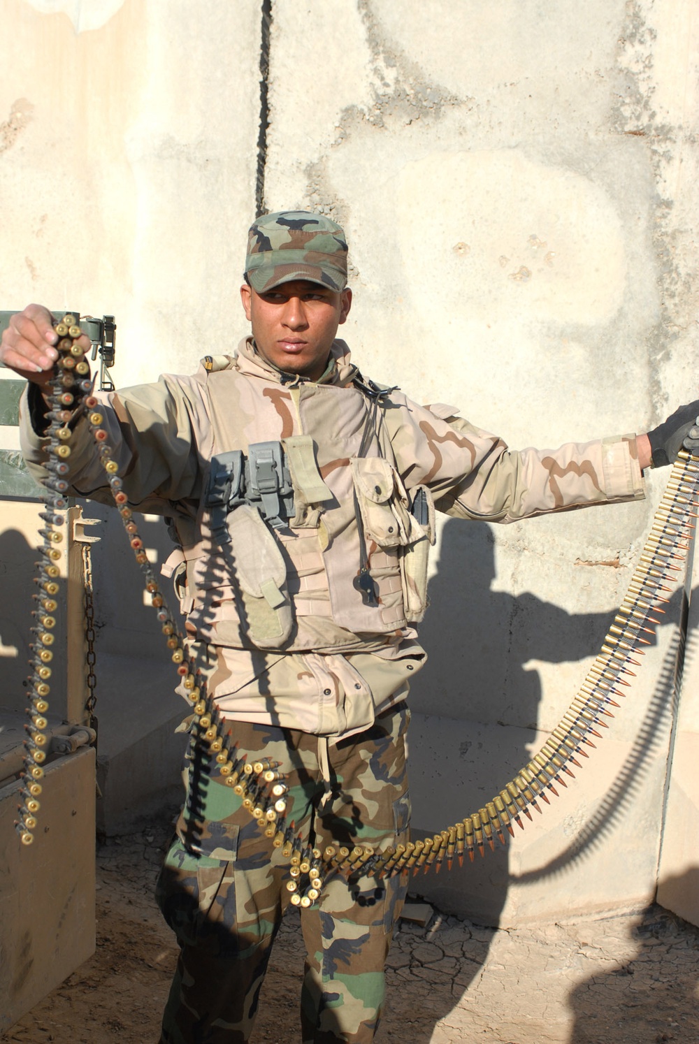 Iraqi Security Forces Sharpen Skills at Machine Gun Range