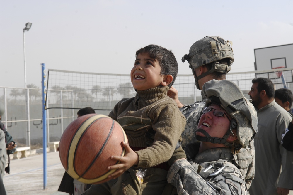 New Sports Center in Hamza, Iraq
