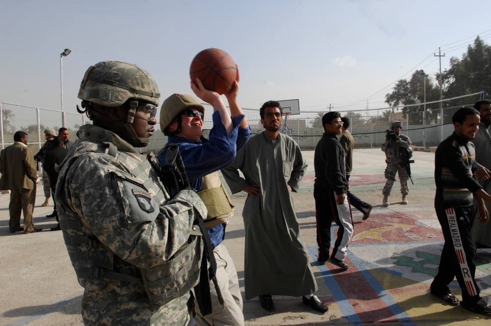 New sports center in Hamza, Iraq