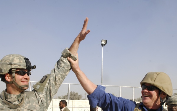 New Sports Center in Hamza, Iraq