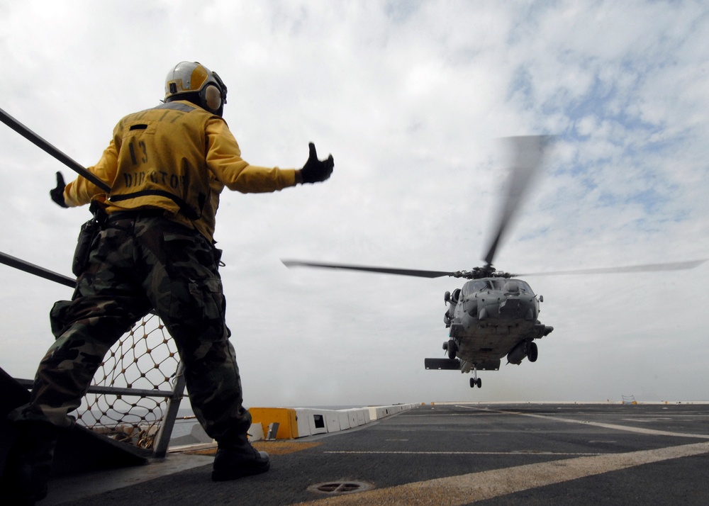 Sea Hawks aboard USS San Antonio