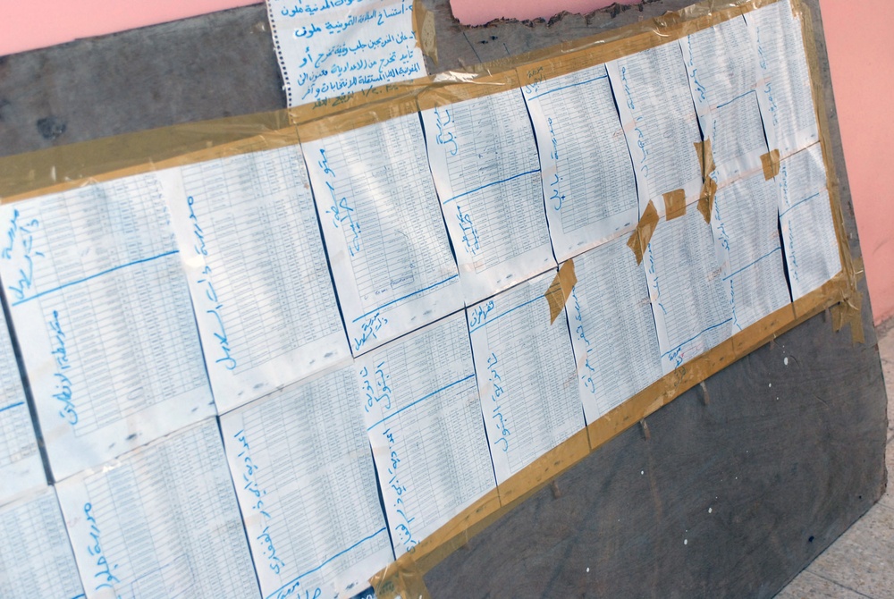 Schools in Iraq prepare for upcoming elections