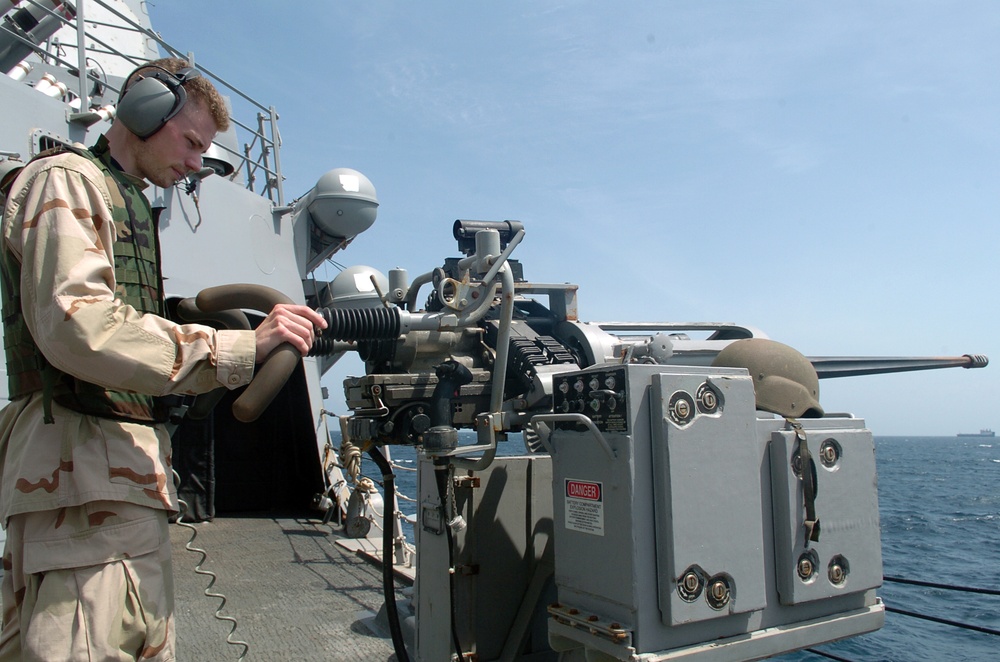 USS Mason conducts maritime security operations