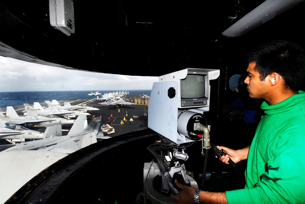 Visual Landing Aid Aboard USS John C. Stennis