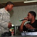 David Banner performs at Forward Operating Base Brassfield Mora