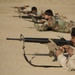 Marksmanship training at Forward Operating Base Echo