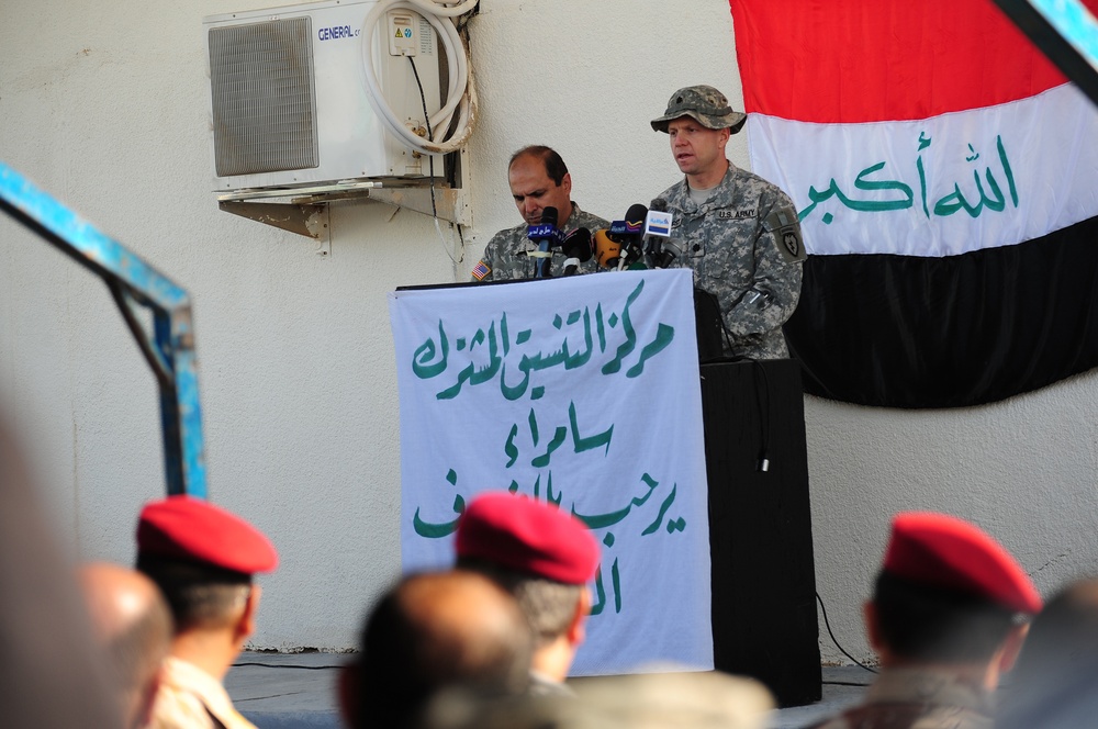 Turnover of Samarra Joint Coordination Center