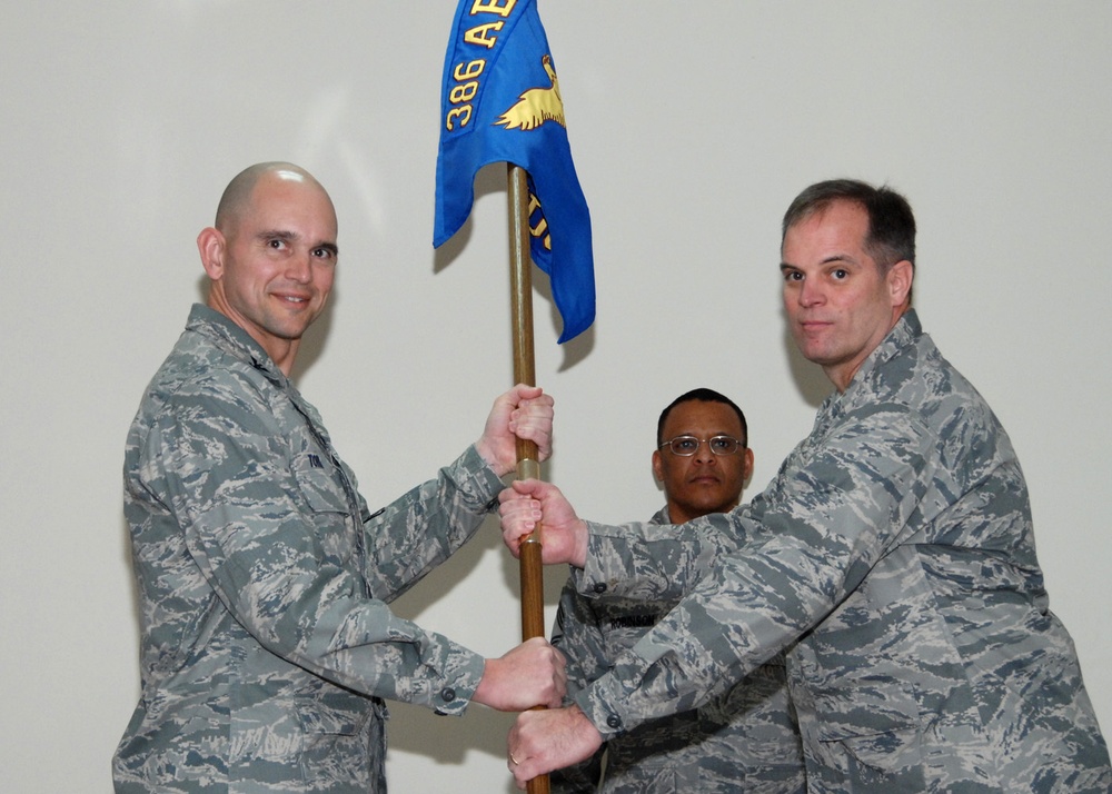 386th Expeditionary Medical Group Change of Command