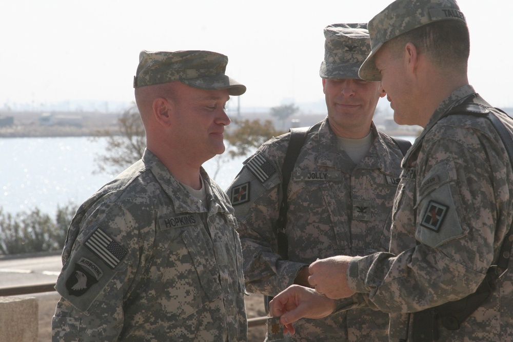 Iron Castle officer receives promotion