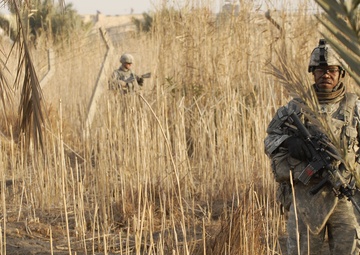 'Comanche' Troop works to keep weapons out of the enemy's hands