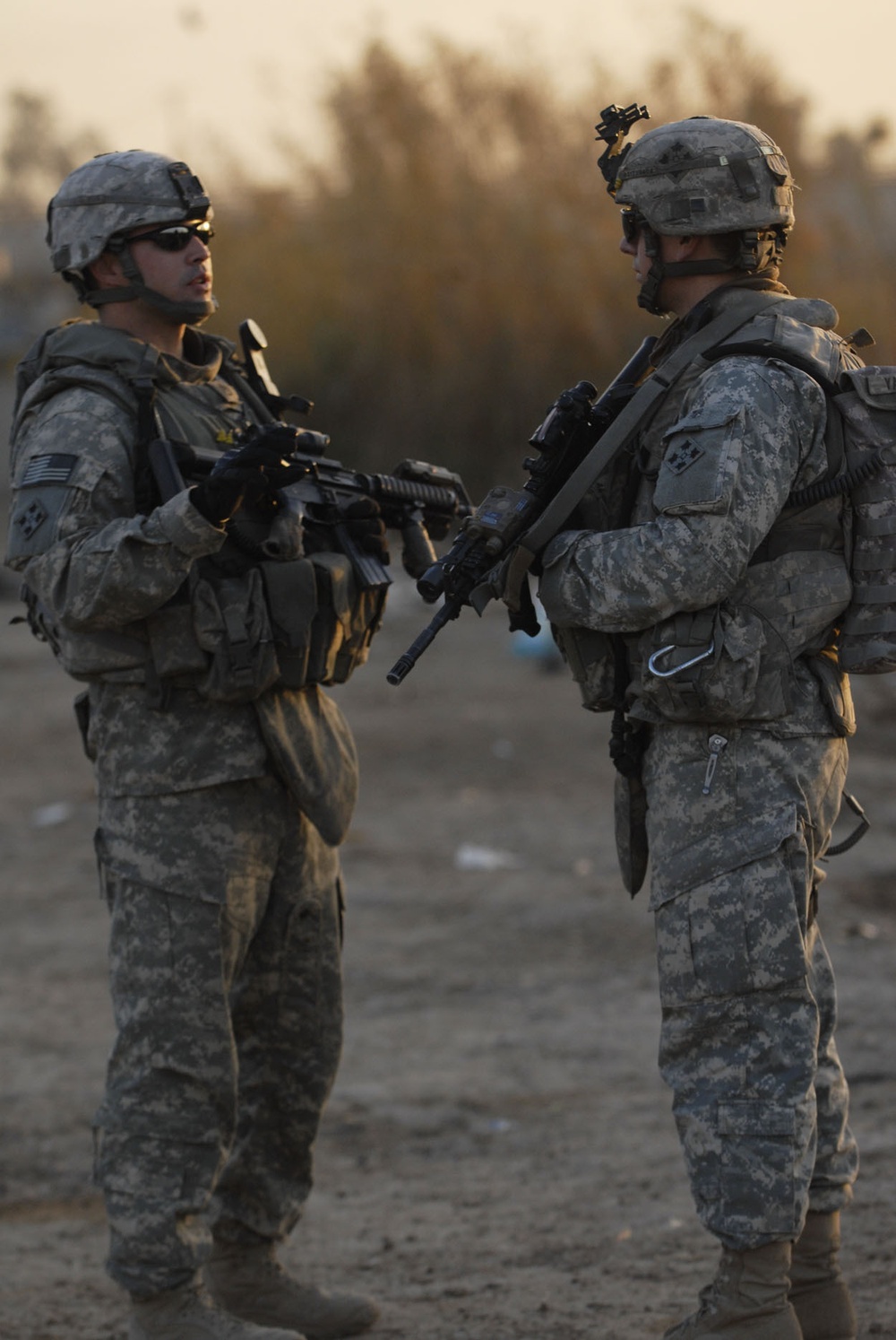 'Comanche' Troop works to keep weapons out of the enemy's hands