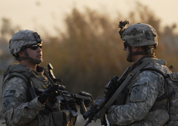 'Comanche' Troop works to keep weapons out of the enemy's hands