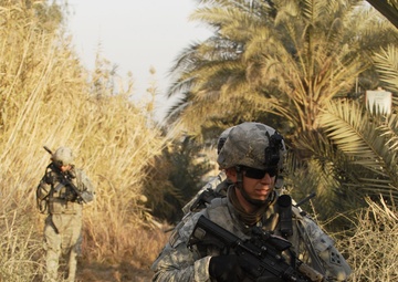 'Comanche' Troop works to keep weapons out of the enemy's hands