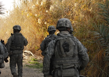 'Comanche' Troop works to keep weapons out of the enemy's hands