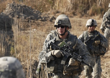 'Comanche' Troop works to keep weapons out of the enemy's hands