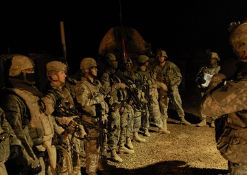 'Comanche' Soldiers Search for Weapons in Support of Upcoming Elections