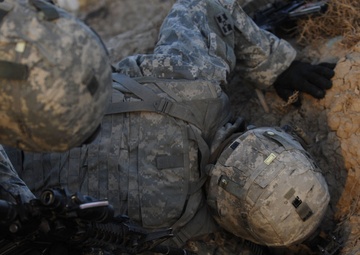 'Comanche' Soldiers search for weapons in support of upcoming elections