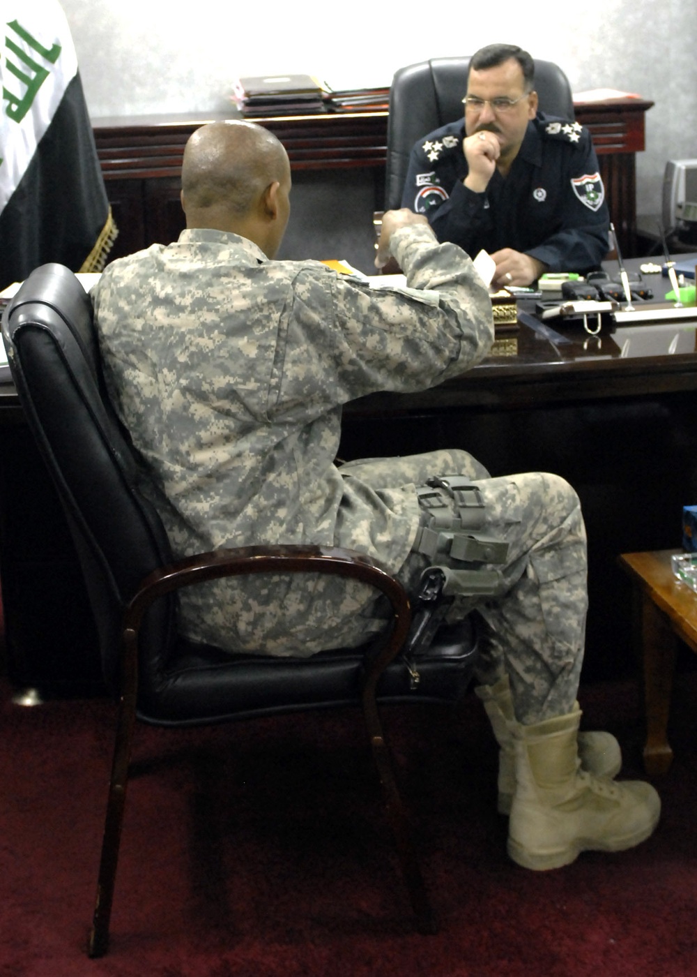 Iraqi Police, Military Police discuss assessment of special elections