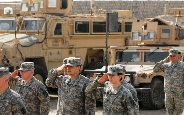 Task Force Arrowhead says goodbye to Task Force Vigilant