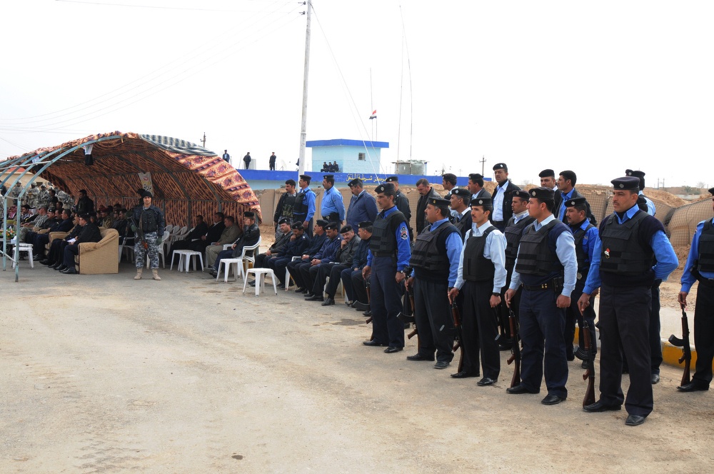 Validation ceremony for Multaka Iraqi police station