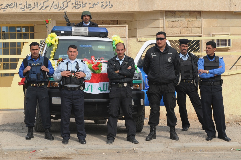 Validation ceremony for Multaka Iraqi police station