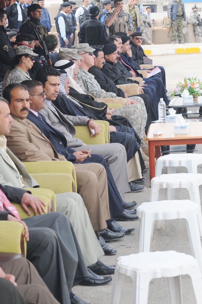 Validation ceremony for Multaka Iraqi police station