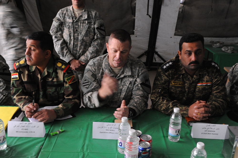 DVIDS - Images - Iraqi Police Meeting at Forward Operating Base Hunter ...
