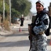 Iraqi security forces maintain security in a democratic society