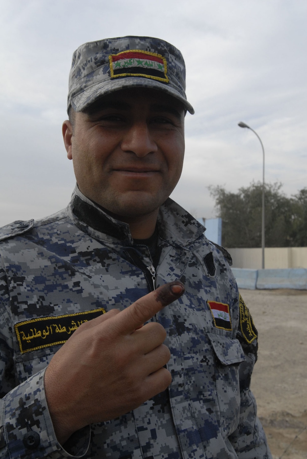Iraqi security forces secure Iraq's provincial elections in Rashid District