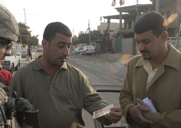 Iraqi security forces secure Iraq's provincial elections in Rashid District