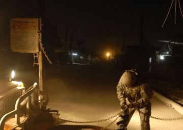 'Comanche' Troop Soldiers buckle down day before the elections