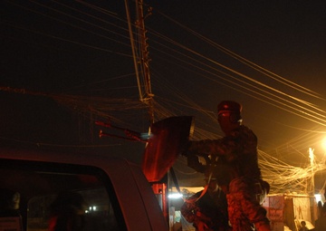 'Comanche' Troop Soldiers buckle down day before the elections