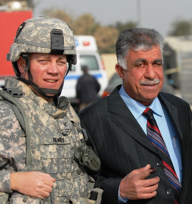 Iraqi citizens take to polls in Airport Village