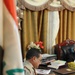 Meeting at Contingency Operating Base Adder, Iraq