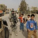 Pre-election patrol in Baghdad