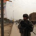 Pre-election patrol in Baghdad