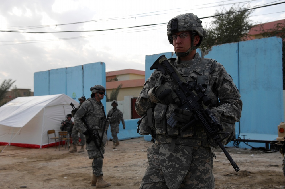 Pre-election setup in Diwaniyah