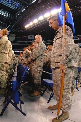 A celebration of, for Indiana troops